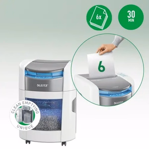 Leitz IQ Optimax AutoFeed 150 popieriaus smulkintuvas, P5, 150 lapų, 15 l