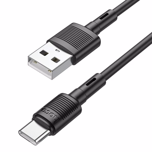 Cable USB A to USB C Hoco 3A 1 m X83 black
