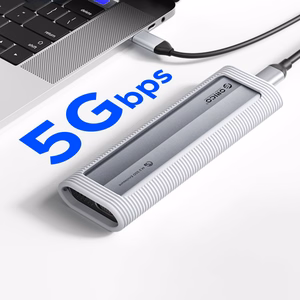 Orico AXM2F M.2 SATA SSD USB-C 3.2 disko dėklas - pilkas