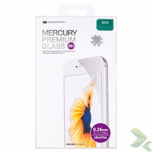 Mercury Premium Glass 9H grūdintas apsauginis ekrano stiklas, skirtas Samsung Galaxy A3 (2016)