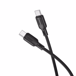 USB кабель Borofone BX113 60W USB-C to USB-C 2.0m черный