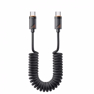 USB Кабель Essager "Chuan" чёрный 60W Type-C / Type-C 180cm