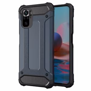 Hibridinis šarvuotas dėklas Xiaomi Redmi Note 11T 5G / Redmi Note 11S 5G / Poco M4 Pro 5G mėlynas