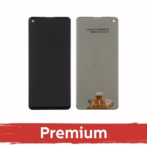 LCD ekranas skirtas Samsung A217 A21s juodas OEM
