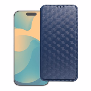Чехол-книжка для iPhone 17 / 18 Cubic Book синий