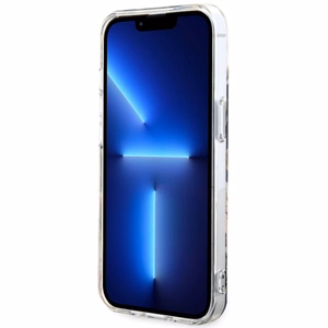 Guess GUHMP14MHCFWSK iPhone 14 Plus 6.7" juodas/juodas kietas dėklas Gėlė Magnetinis