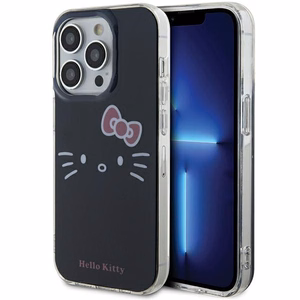 Hello Kitty IML Kitty Face dėklas telefonui iPhone 13 Pro Max - juodas