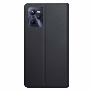 Чехол-кошелёк 3mk с откидной крышкой для Realme C35 - чёрный