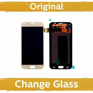 LCD Display Compatible With Samsung G920 S6 Gold (Refurbished: China)