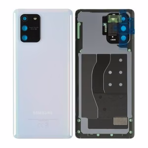 Задняя крышка для Samsung G770 S10 Lite белая (Prism White) Оригинал (б/у Grade A)
