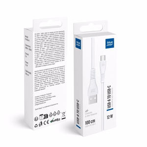USB кабель Blue Star (PJ-DG4) Type-C 12W 2A 1 м белый