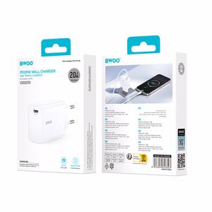 BWOO wall įkroviklis 20W CDA226 QC 1x USB-C juodas