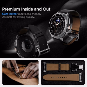Spigen Enzo ремешок для Samsung Galaxy Watch 40/44/46 mm — черный