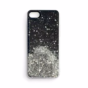 Wozinsky Star Glitter блестящий чехол для Xiaomi Redmi Note 9T 5G чёрный