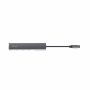 Trust Halyx USB 3.2 Gen 1 Type-A 5 Mbit/s šakotuvas pilkas