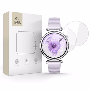 Закалённое стекло Tech-Protect Glass Fit+ 2шт для Huawei Watch GT 6 41мм (прозрачный)
