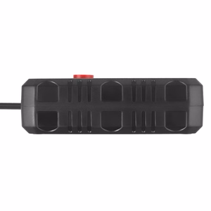 Maclean elektros paskirstytuvas, prailginimo laidas su 2 lizdais + 3xUSB, 110–240 V kintama srovė, 50/60 Hz, 2,1 A, maks. 2500 W, 1,5 m, juodas, MCE387 B
