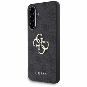 Guess Big 4G Logotipo Klasikinis Dėklas telefonui Samsung Galaxy A56 - juodas