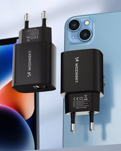 Įkroviklis Wozinsky (WGWCB) (1xUSB-C;1xUSB 3A 20W) juodas