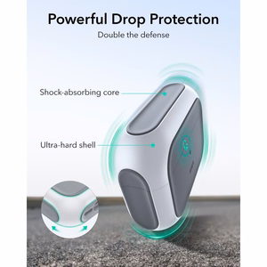 ESR Orbit HaloLock MagSafe dėklas AirPods Pro 3 baltas