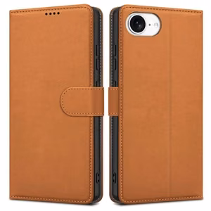 Dėklas Fancy Wallet Apple iPhone 7/8/SE 2020/SE 2022 rudas