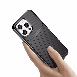 Šarvuotas iPhone 15 Pro Max Thunder dėklas - mėlynas