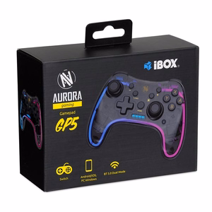 iBox IGP5 Игровой контроллер чёрный Bluetooth геймпад аналог./цифр. Android, Nintendo Switch, Nintendo Switch Lite, Nintendo Switch OLED, PC, iOS