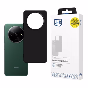 3mk Matinis dėklas telefonui Xiaomi Redmi A3 - juodas