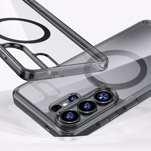 Benks Magnetic Crystal TPU Frame чехол (0050) для Samsung Galaxy S26 Ultra чёрный