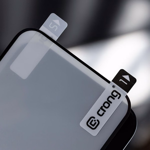 Crong 7D Nano Flexible Glass 9H visą ekraną dengiantis hibridinis apsauginis stiklas, skirtas Xiaomi Redmi Note 10 5G