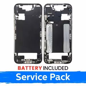 Apple iPhone Air vidurinio rėmo korpusas + baterija / Debesų balta / (Aptarnavimo pakuotė)