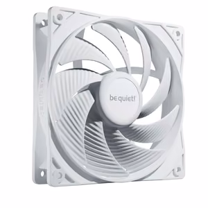 Be Quiet korpuso ventiliatorius 120mm Pure Wings 3 baltas PWM greitas BL111