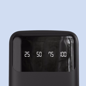 Dudao K6Pro universal powerbank 10000mAh with USB cable, USB Type C, Lightning black (K6Pro-black)
