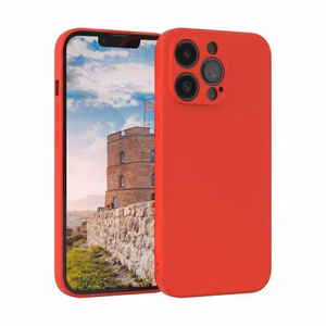 Minkštas dėklas telefonui XIAOMI Redmi Note 13 Pro 4G raudonas