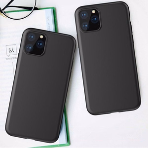 Minkštas TPU gelio apsauginis dėklas telefonui Samsung Galaxy A42 5G, juodas