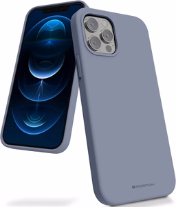 Dėklas Mercury Silicone Case Samsung A037 A03s levandos pilka