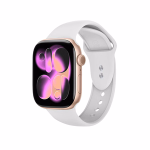 Crong Liquid Apple Watch band, 44/45/46/49 mm, white