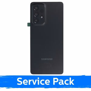 Galinis dangtelis skirtas Samsung A536 A53 5G / Awesome Black / (Service Pack)