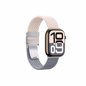 Set of 2 AmazingThing Blend Band for Apple Watch 45/46/49mm - Pink-Gray/Pink
