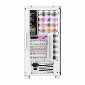 Darkflash DRX70 MESH kompiuterio korpusas (baltas) + 4 RGB ventiliatoriai