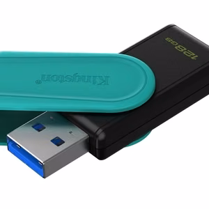 Kingston Technology DataTraveler Exodia S USB atmintukas 128 GB USB A tipo 3.2 Gen 1 (3.1 Gen 1) Juoda, Turkis