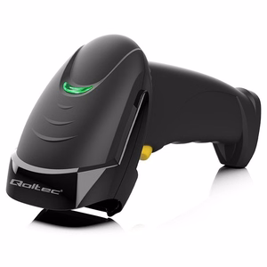 Qoltec 50853 Laser barcode scanner 1D | 2D | Black