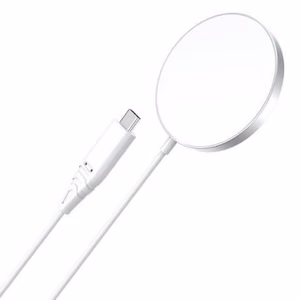Магнитное беспроводное зарядное устройство CHOETECH 15W для iPhone 14 (белый)