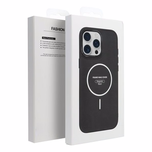 Case for Samsung A07 / A08 Frame Mag Cover compatible with MagSafe black