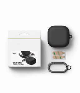 Ringke Silicone dėklas skirtas Samsung Galaxy Buds 4 / 4 Pro juodas