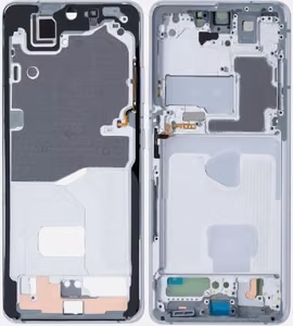 Vidinis korpusas Samsung G998 S21 Ultra Phantom Silver su šoniniais mygtukais originalus (naudotas, B klasė)