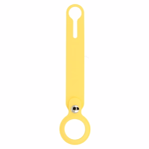 Silicone loop for Airtag yellow