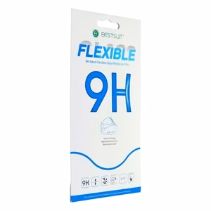 LCD apsauginis stikliukas Bestsuit Flexible Hybrid Glass 9H Xiaomi 15 pritaikytas dėklui juodas