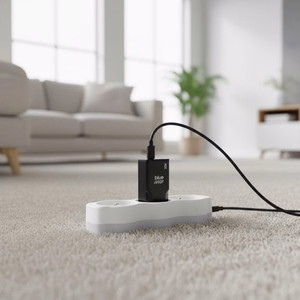 Blue Star Slim GaN TFK-SC-30WCC 30W 2x USB-C QC 4.0 / PD 3A įkroviklis, juodas