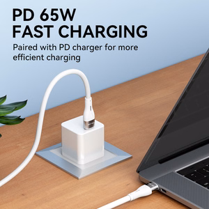 Wozinsky WSTCC2 кабель USB-C USB-C PD 65W 2м - белый